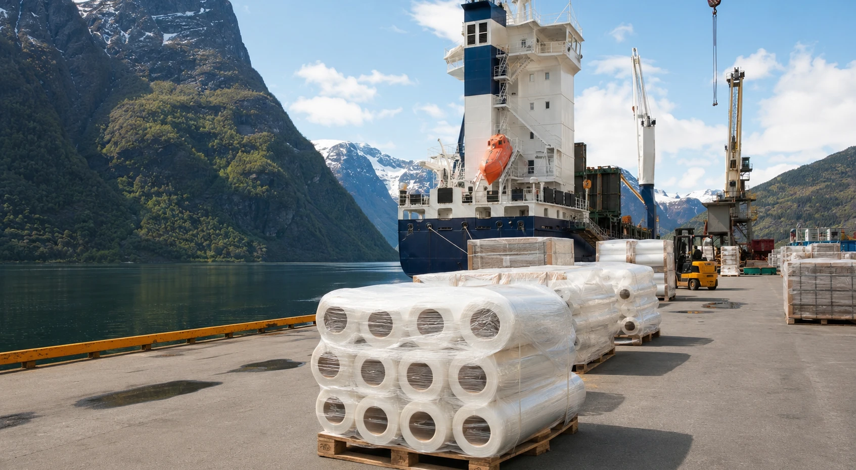 LLDPE Stretch Film Exporter Norway — Greenstrix Supply